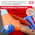 Ever Ready First Aid Universal Aluminum Splint, 24 Inch Rolled - Image 5