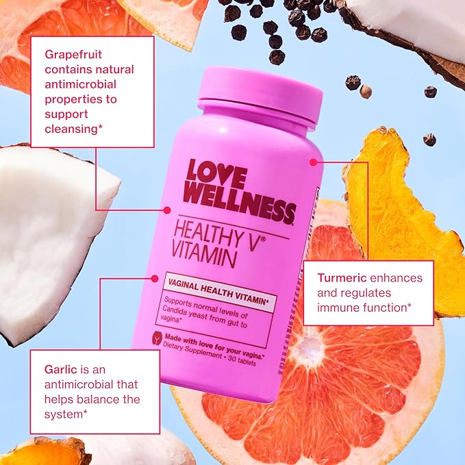 Love Wellness Healthy V Vitamin | Women's Vaginal Health Supplement | pH Balance - Image 4