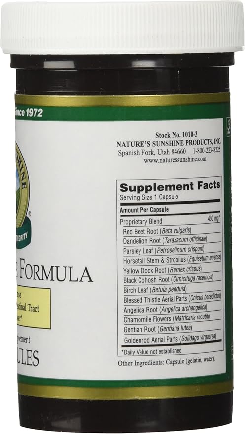 Nature's Sunshine Liver Cleanse Formula, 100 Capsules | A Blend of Herbs - Image 2