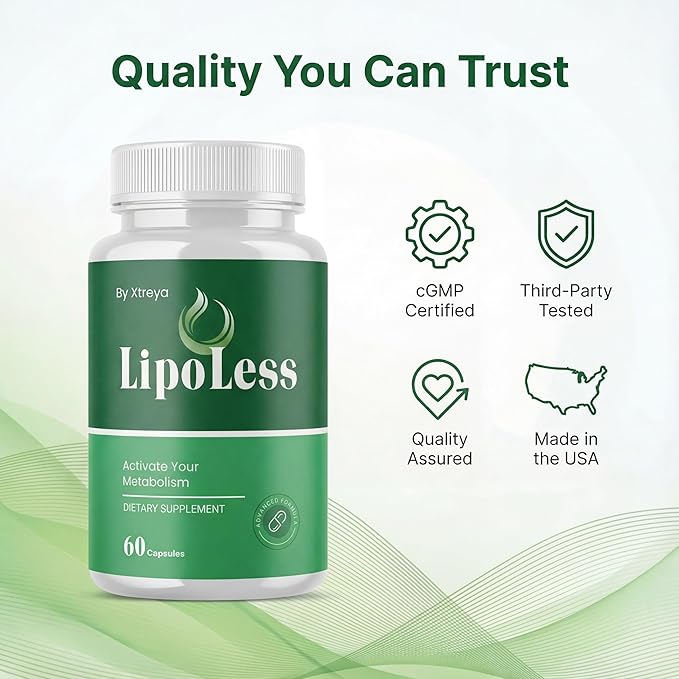 LipoLess Capsules, Official All Natural Lipo Less Supplement Pills - Image 7