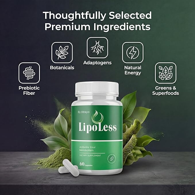LipoLess Capsules, Official All Natural Lipo Less Supplement Pills - Image 4