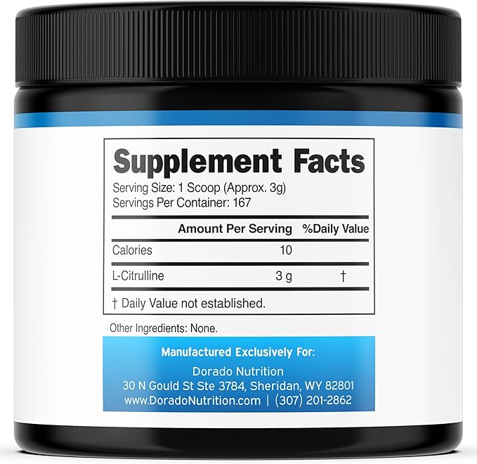 L Citrulline Powder Supplements Support L Arginine & Nitric Oxide Booster Powder - Image 2