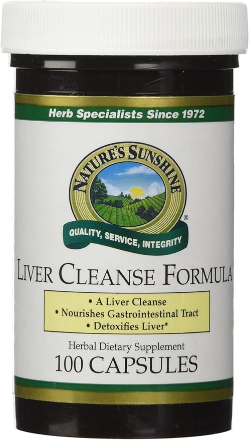 Nature's Sunshine Liver Cleanse Formula, 100 Capsules | A Blend of Herbs by NaturesSunshine