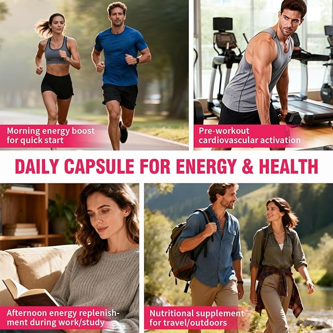 20:1 Organic Beet Root Capsules, 1800 mg Beet Supplement 150mg BP Grape Extract - Image 6