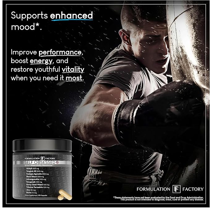 Formulation Factory Self Obsessed Masculine Vitality & Testosterone Support - Image 4