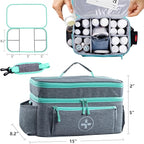 BAGSFY Travel Medicine Bag Organizer, Medical Bag Empty, Pill Bottle Organizer - Image 4