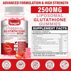 1 Pack 2500MG Liposomal Glutathione Gummies Supplement - Image 2