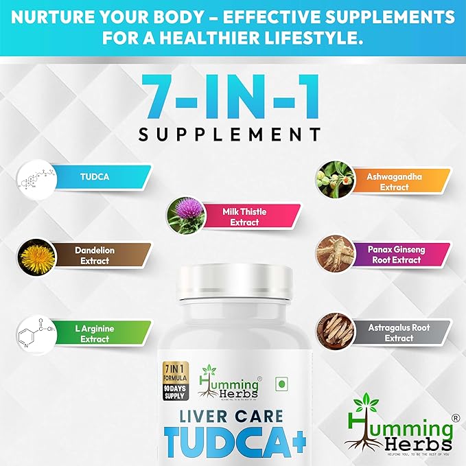 Humming Herbs TUDCA Supplement 7in1 Complex - Image 3