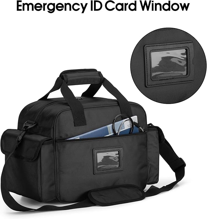 Trunab Home Health Nurse Bag Empty, Portable Medical Supplies Shoulder Bag - Image 4