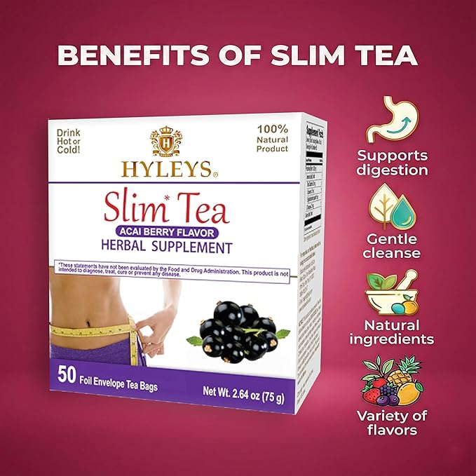Hyleys Slim Tea Weight Loss Herbal Supplement - Image 2