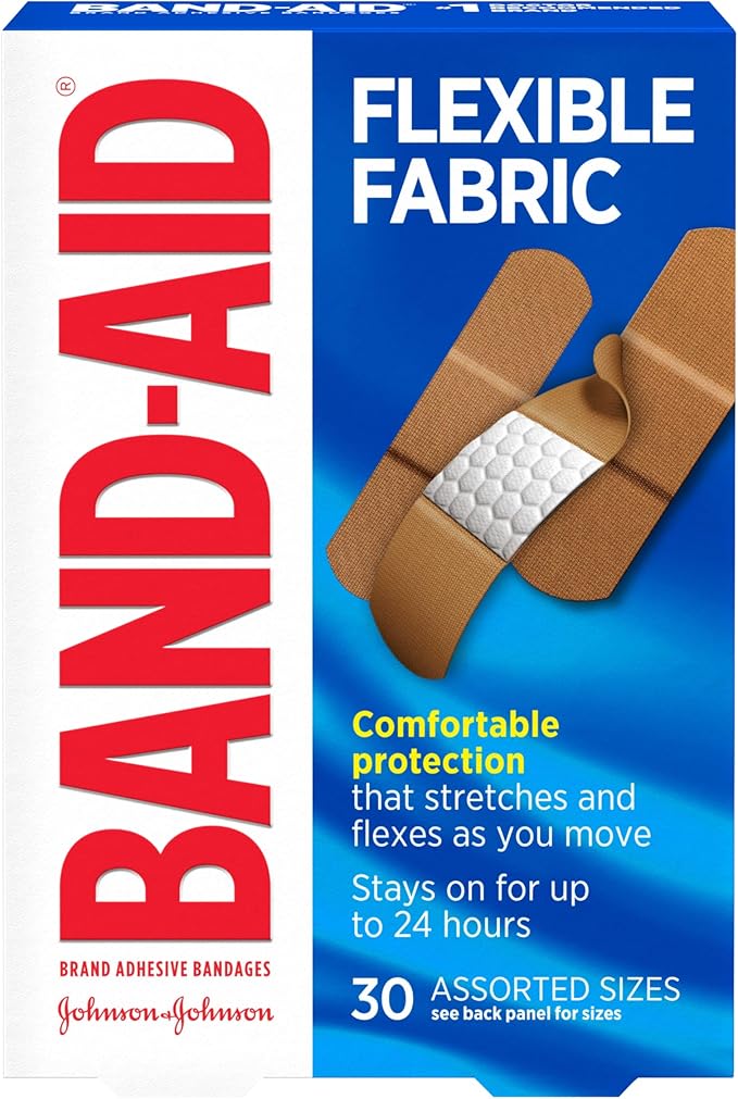 Band-Aid Brand Flexible Fabric Adhesive Bandages, Comfortable Sterile - Image 6