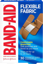 Band-Aid Brand Flexible Fabric Adhesive Bandages, Comfortable Sterile - Image 6