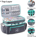 BAGSFY Travel Medicine Bag Organizer, Medical Bag Empty, Pill Bottle Organizer - Image 2