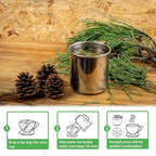 TEARELAE - Pine Needle Tea Bags - 3.53oz/100g - 100% Pure Natural Dried Masson - Image 5