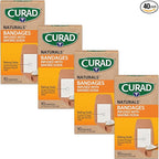 CURAD Naturals Baking Soda Bandages 2" x 4", Individually Wrapped Sterile by Curad