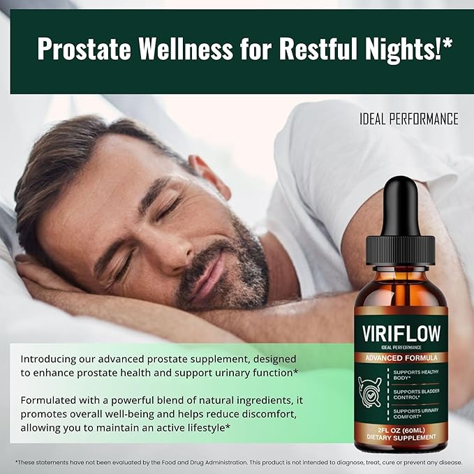 ViriFlow Drops, Official ViriFlow Prostate Health Supplements - Image 4