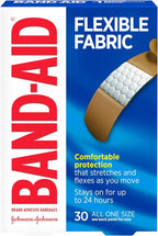 Band-Aid Brand Flexible Fabric Adhesive Bandages, Comfortable Flexible - Image 8
