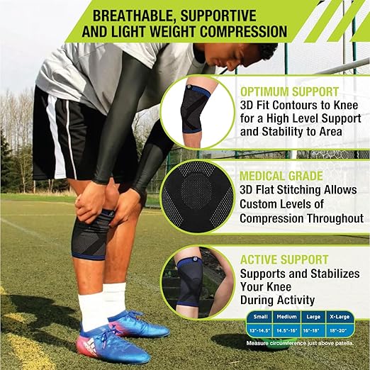 Pro-Tec Athletics 3D Flat Premium Calf Sleeve, Medical Grade Compression - Image 4