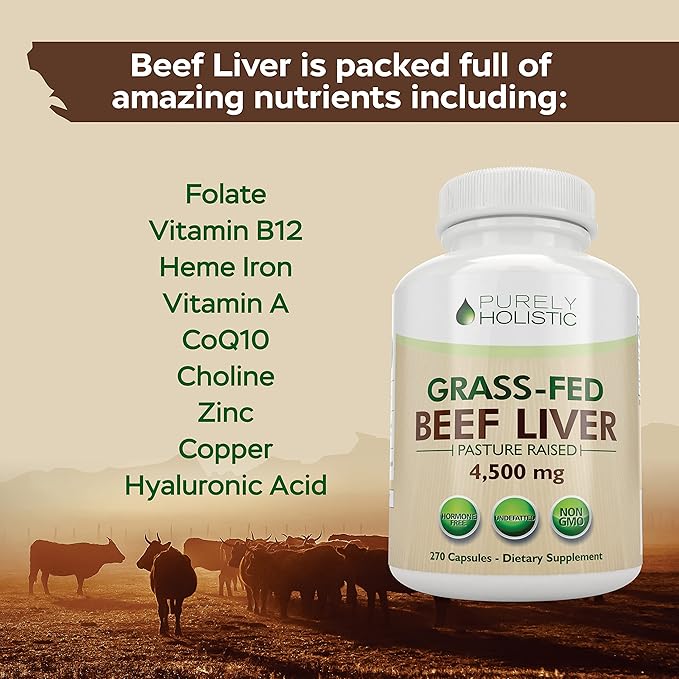Grass Fed Beef Liver Capsules 4500mg - Image 5