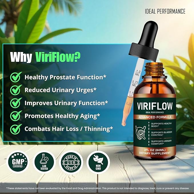 ViriFlow Drops, Official ViriFlow Prostate Health Supplements - Image 5