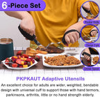 Weighted Parkinsons Utensils for Hand Tremors, Weighted Silverware for - Image 2