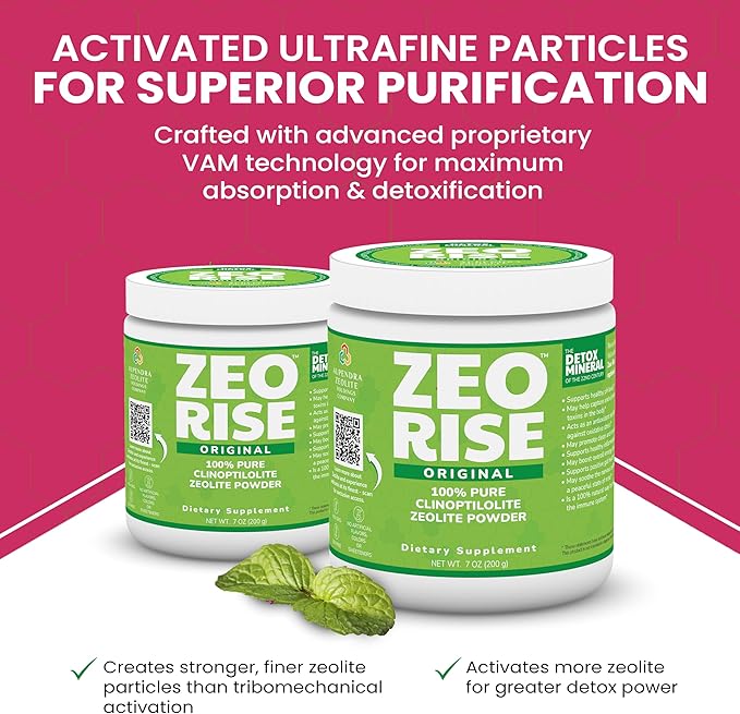 Zeolite Clinoptilolite Detox Powder 7oz | Full Body Cleanse, Support Gut Health - Image 4