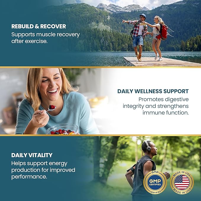 Vykee Nutrition L-Glutamine Capsules - Image 3