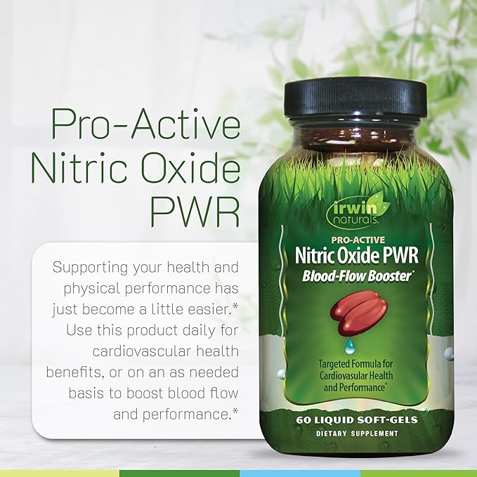 Irwin Naturals Pro-Active Nitric Oxide PWR - Image 5