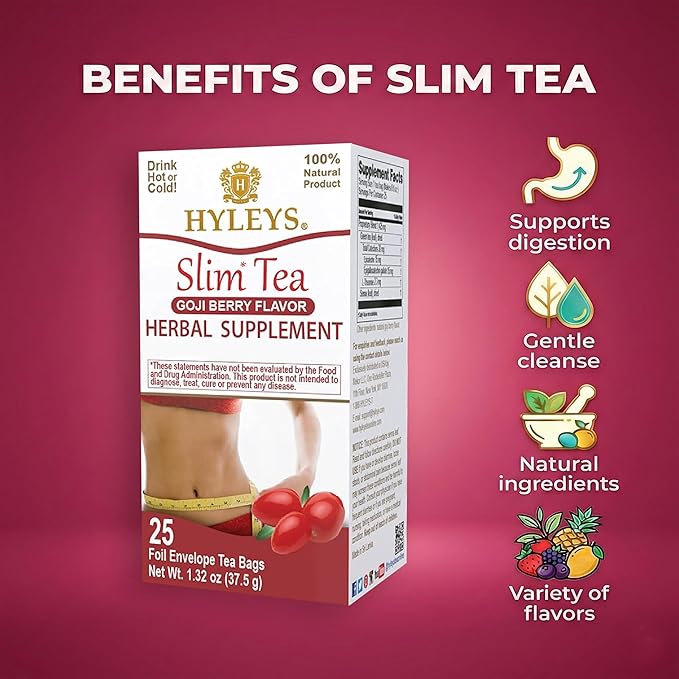 HYLEYS Slim Tea Goji Berry Flavor - Image 4