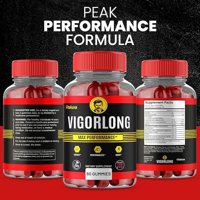 Vigorlong Gummies Maximum Strength All Natural Advanced Formula Performance - Image 4