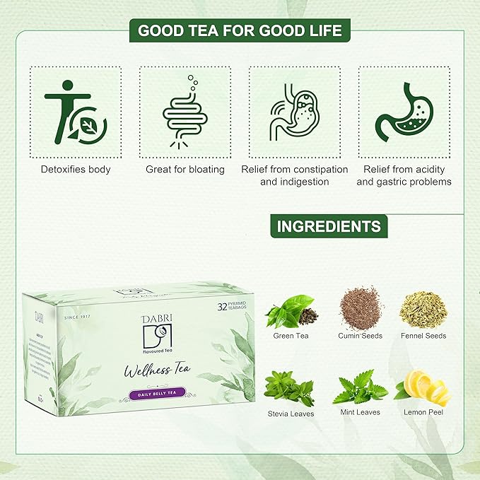Dabri Daily Belly Wellness Tea Bags 32pcs | Great - Image 4