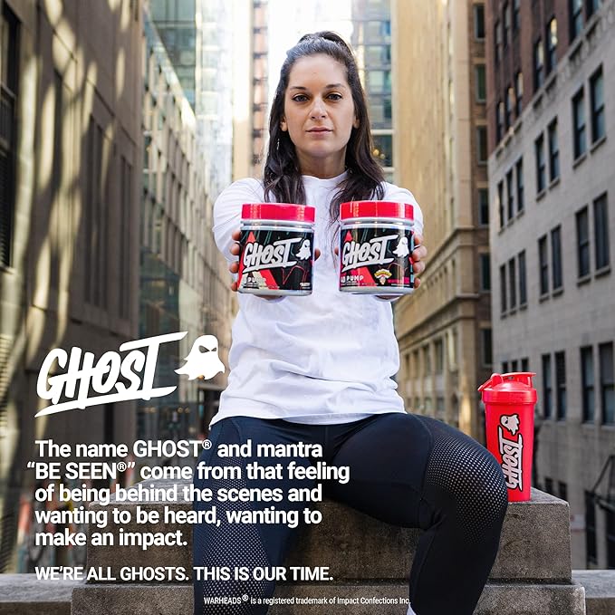 GHOST Pump Nitric Oxide Powder, Warheads Sour Watermelon - Image 7