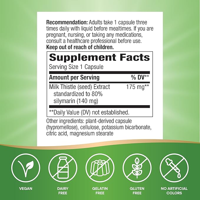 Nature's Way Thisilyn with Standardized Milk Thistle Extract, Supports Liver - Image 5