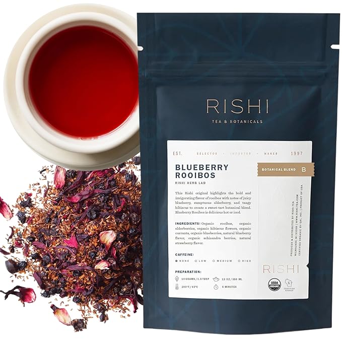 Rishi Tea Blueberry Rooibos Herbal Tea by RishiTea