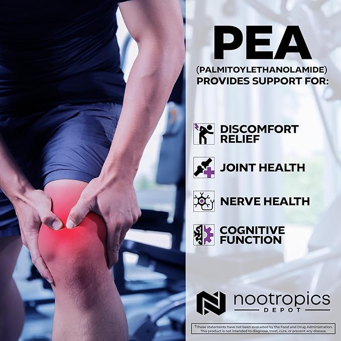 Nootropics Depot Palmitoylethanolamide Capsules | Pea | 400mg Pills | 180 Count - Image 4