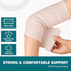 AZEN Premium 60 Pack Elastic Bandage Wrap 4 Inch, Compression Wrap Bandage - Image 3