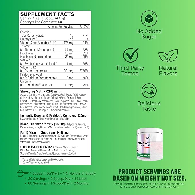EHP Labs OxyShred Pre Workout Powder - Image 3