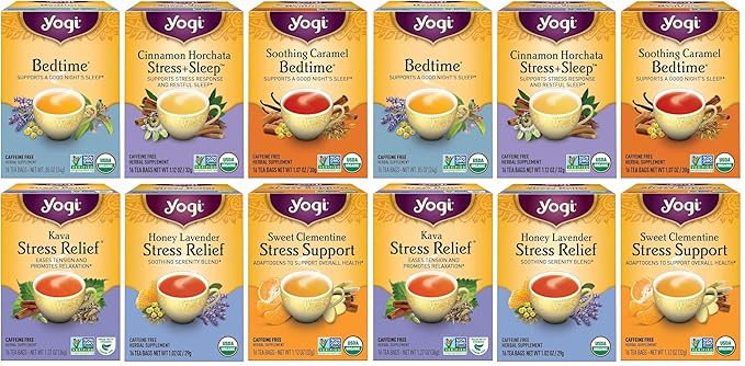 Yogi Tea Stress Relief & Herbal Tea Variety Pack by Yogi