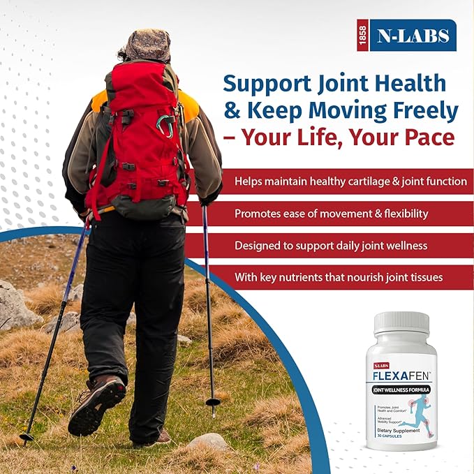 N-Labs Flexafen Joint Support Supplement – Joint Health Support - Image 4