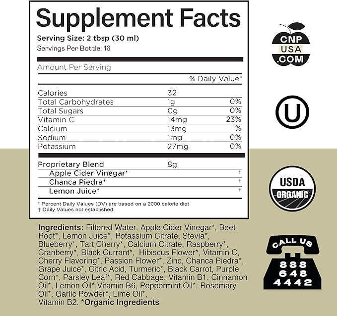 Complete Natural Products Kidney Complete - 16oz Glass Bottle - Image 6