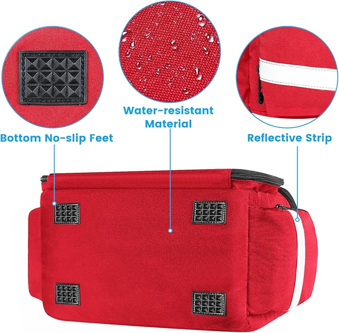 Mancro Medical Bags, Large Medication Storage Empty, Water Resistant Pill - Image 5