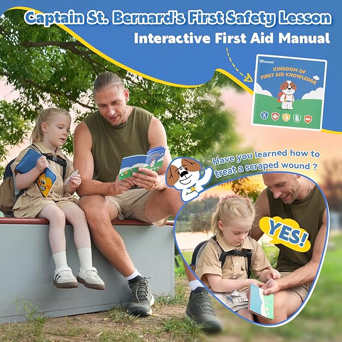 StBernard First Aid Kit for Kids, Small Pocket Size Medical Kit - Image 5