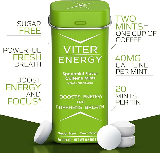 Viter Energy 40mg Caffeine Mints - Image 2