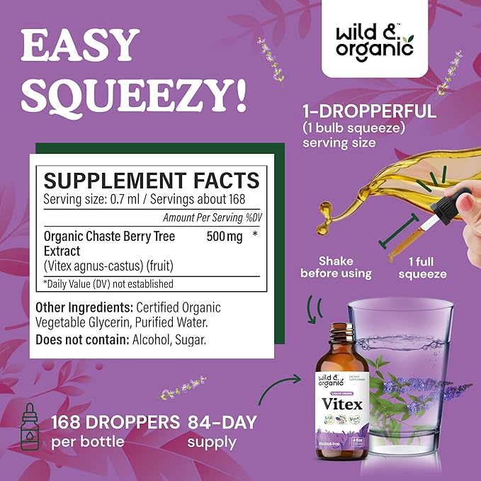 Wild & Organic Vitex Tincture - Image 3