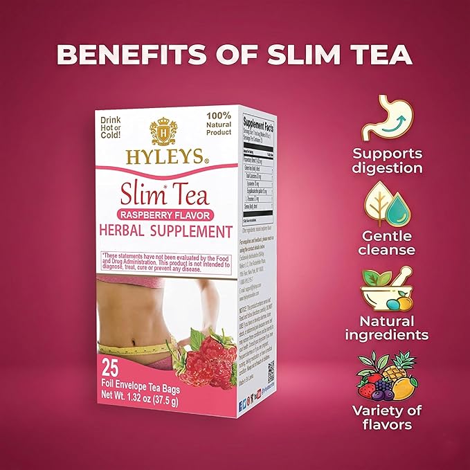 Hyleys Slim Tea Raspberry Flavor - Image 6
