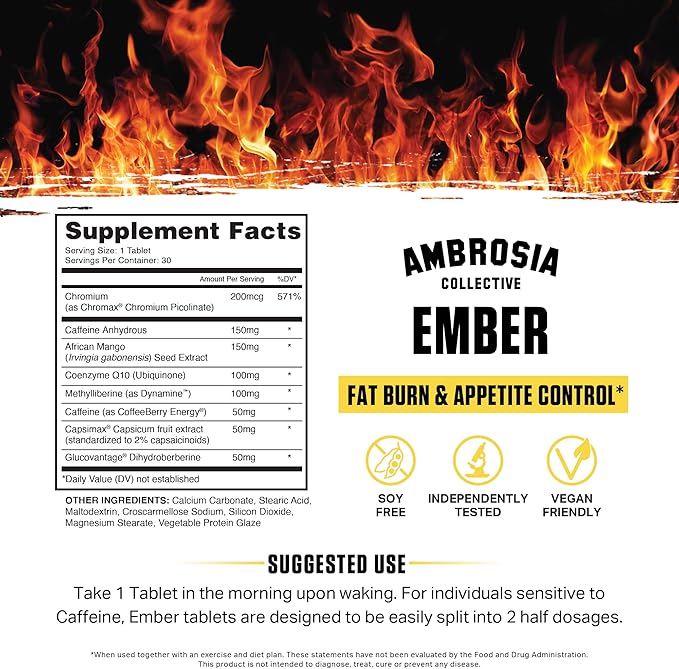 Ember™ Thermogenic Fat Burner & Appetite Support Supplement Pills - Image 4
