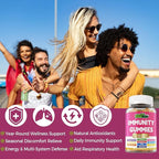 10 in 1 Immune Support Supplement Gummies, w/Echinacea, Elderberry Vitamin C - Image 6