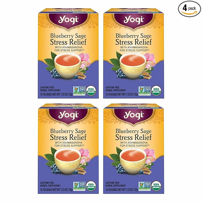 Yogi Tea Blueberry Sage Stress Relief by Yogi