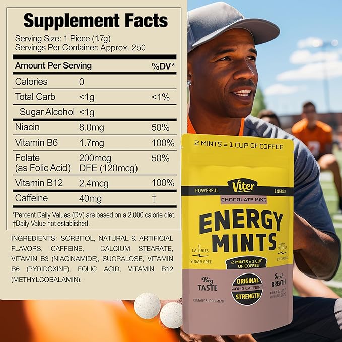 Viter Energy 40mg Caffeine Mints - Image 7