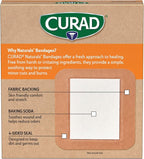 CURAD Naturals Baking Soda Adhesive Pads 4" x 4", Individually Wrapped Sterile - Image 2